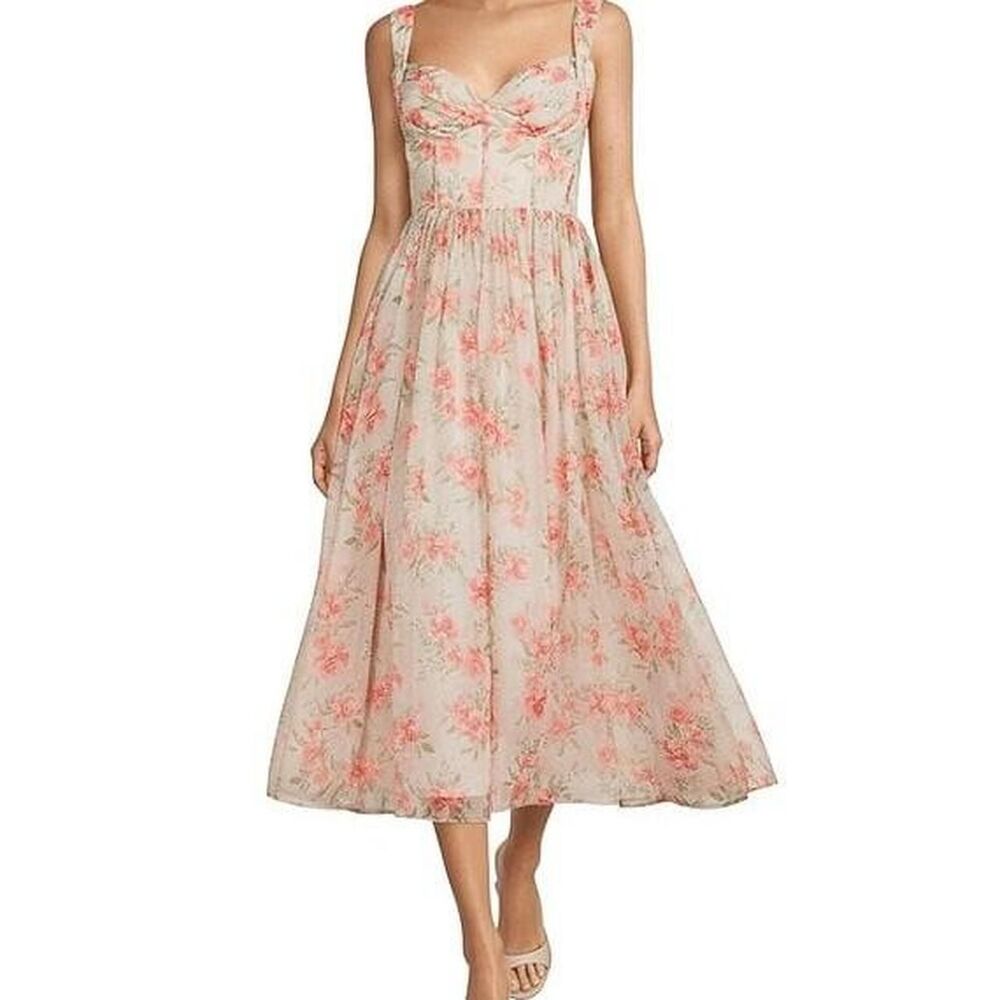 Antonio Melani Floral Sweetheart Dress - Size 8